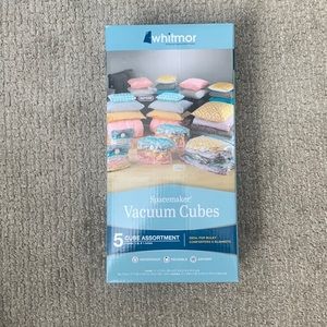 Whitmar spacemaker vacuum cubes 5 (2 large, 2XL, 1 jumbo)